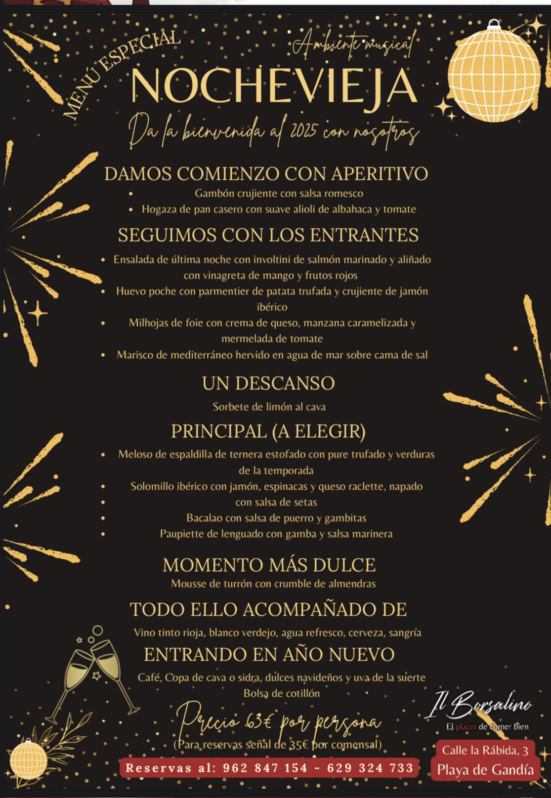 Menú Nochevieja 