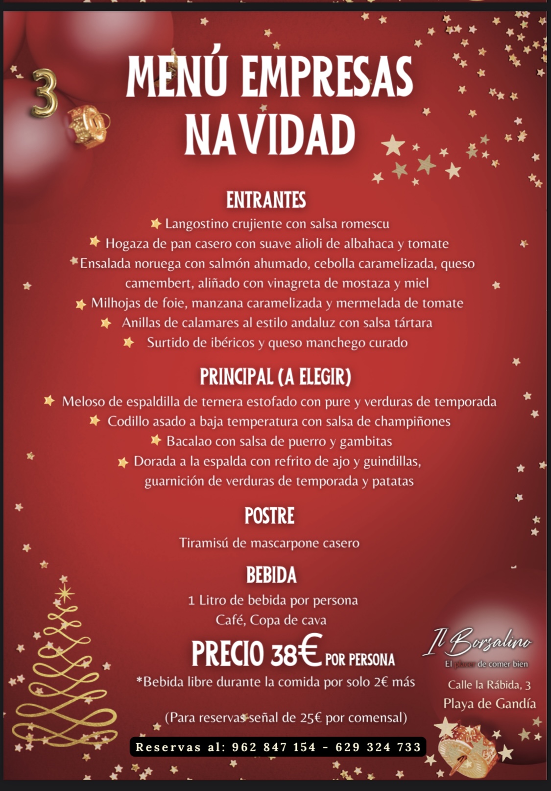 Menú eventos 1